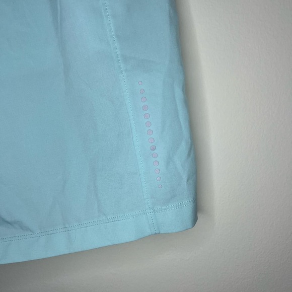 Men’s Peloton x Solfire Mint Green Blue Accelerate Athletic Shorts - Picture 8 of 10